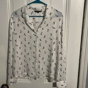 Button down shirt by Como Black